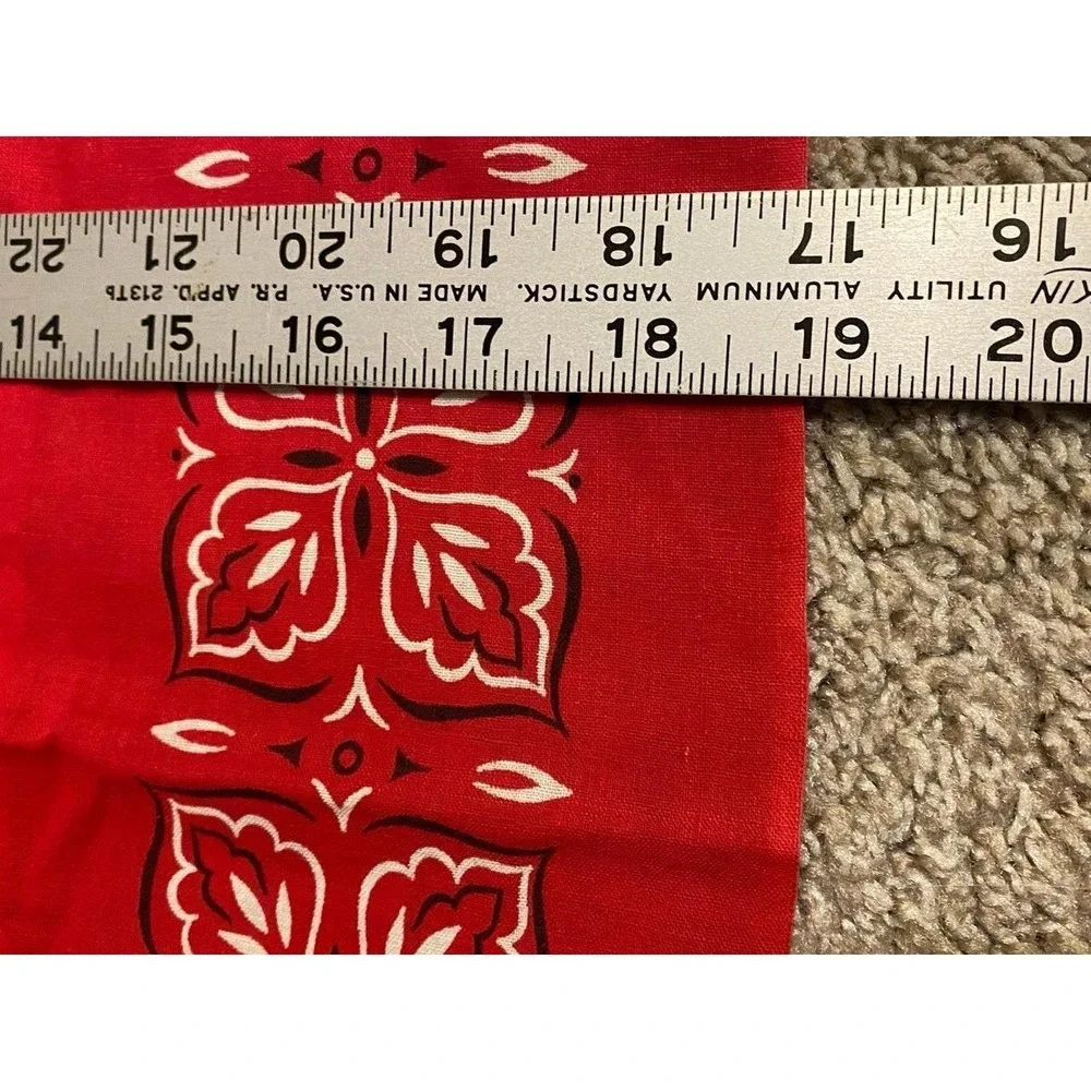 Bandana Washfast Colors All Cotton 14193 Vintage Lot Of Two Cottage Western